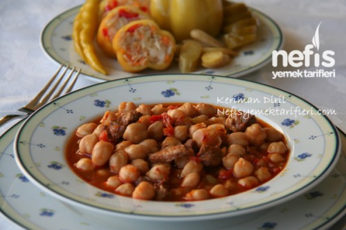 Etli Nohut Yemeği (Kuru Domatesli)