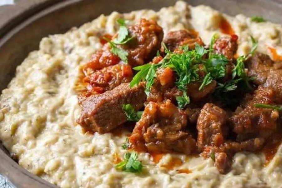 Kuşbaşı Dana Etli Hünkar Beğendi