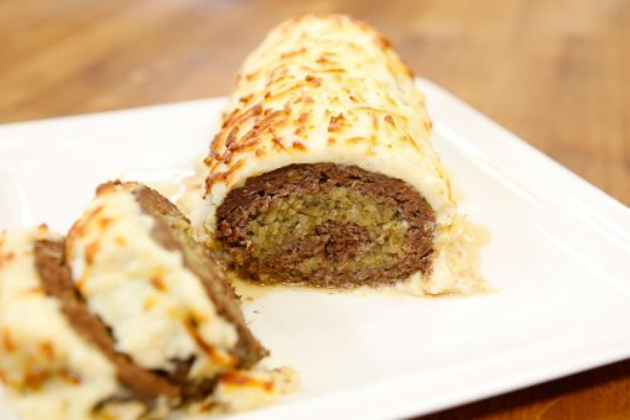Patlıcanlı Rulo Köfte