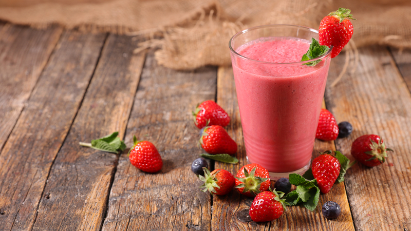 Çilekli Muzlu Smoothie