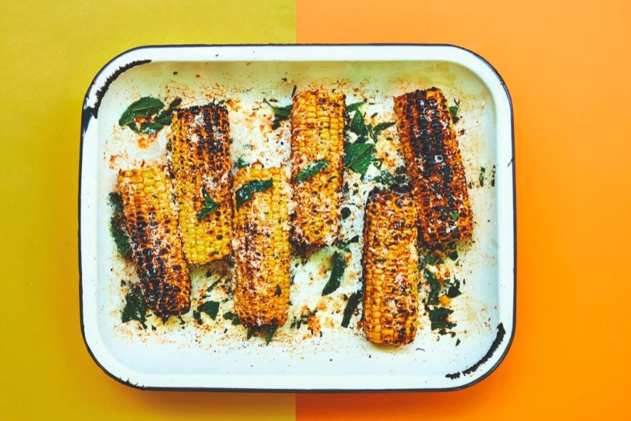 Limonlu Naneli Parmesanlı Mısır