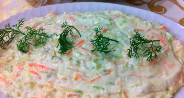 Yoğurtlu Kabak Salatası