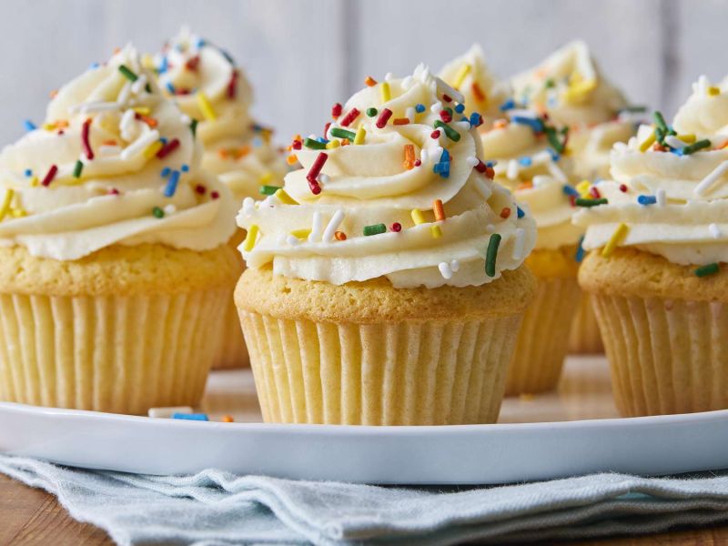 Vanilla Cupcakes from Scratch
