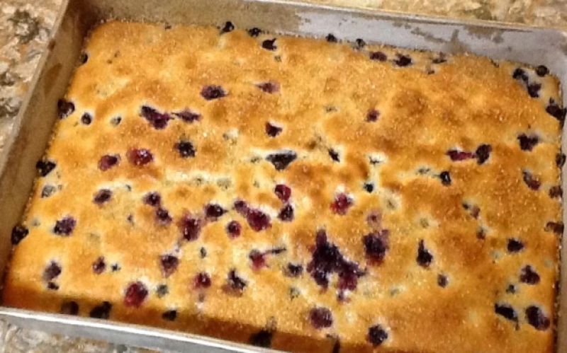 Alices Easy Blueberry Cake