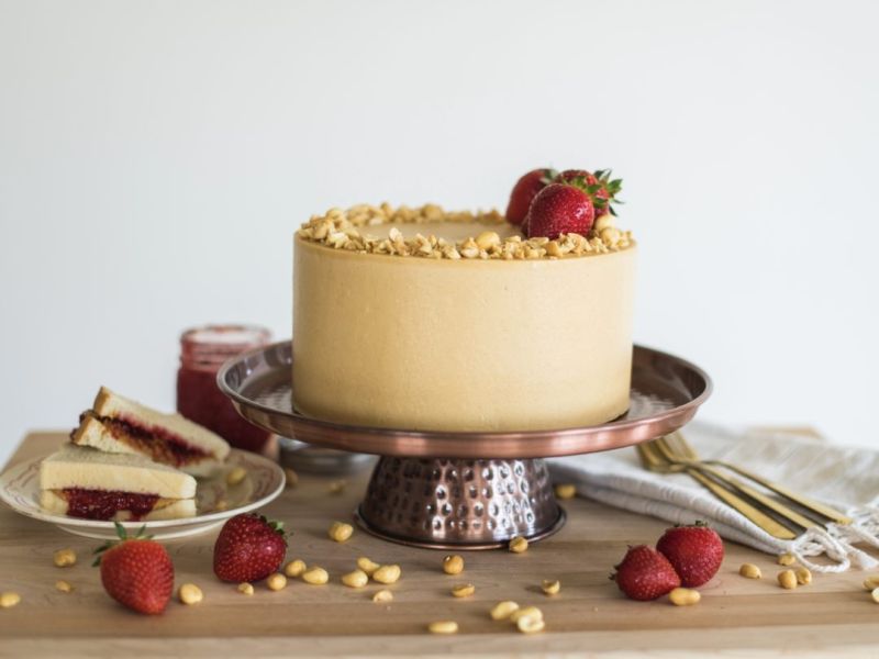 Peanut Butter and Jelly Cake