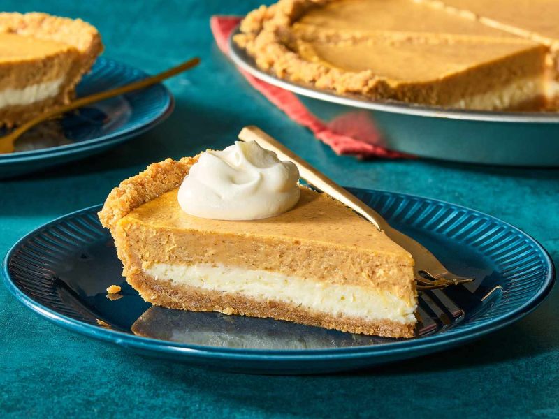 Double-Layer Pumpkin Cheesecake