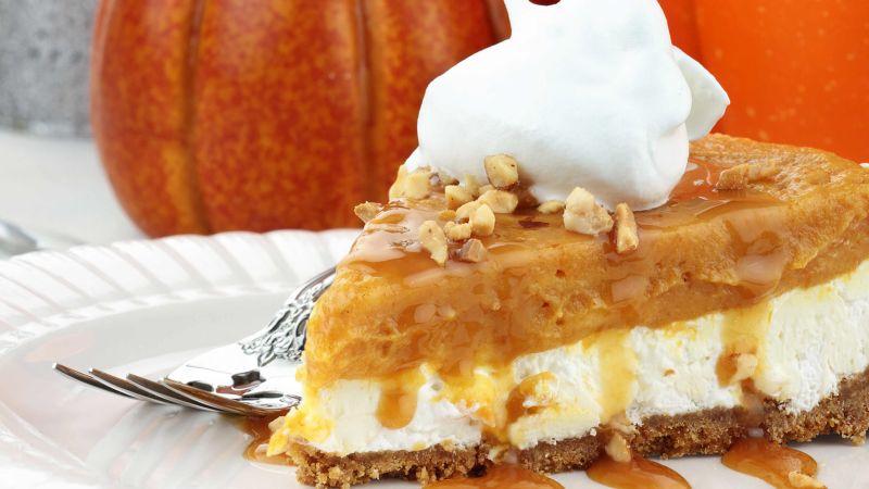 Double Layer Pumpkin Pie