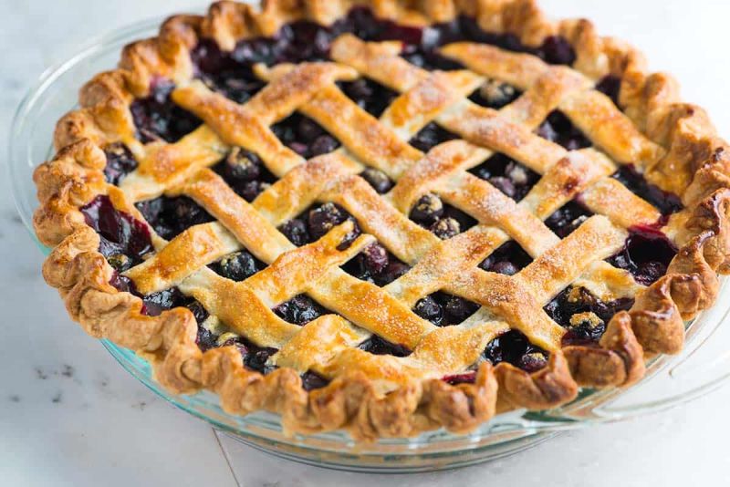 Homemade Blueberry Pie