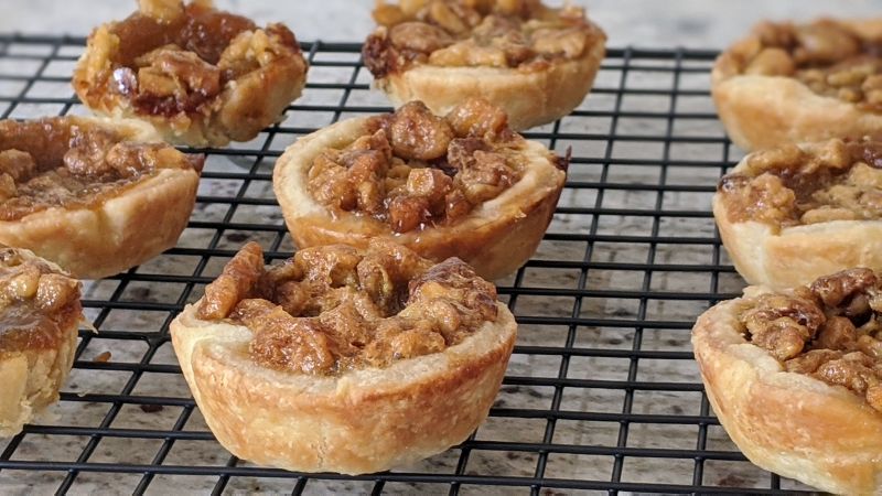 Apple Walnut Canadian Butter Tarts