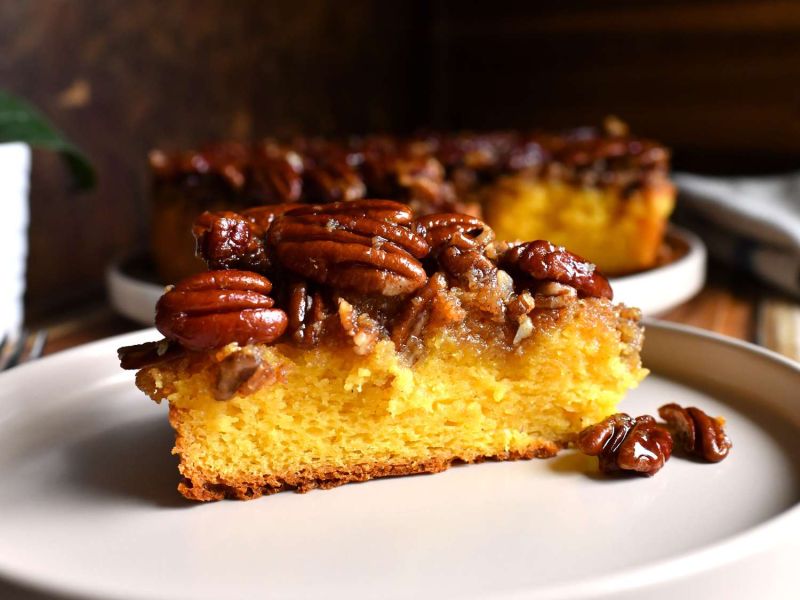 Pecan Pie Upside Down Cake