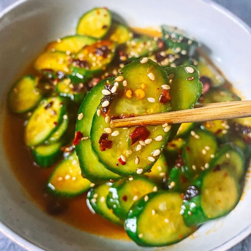 Korean-Style Cucumber Salad