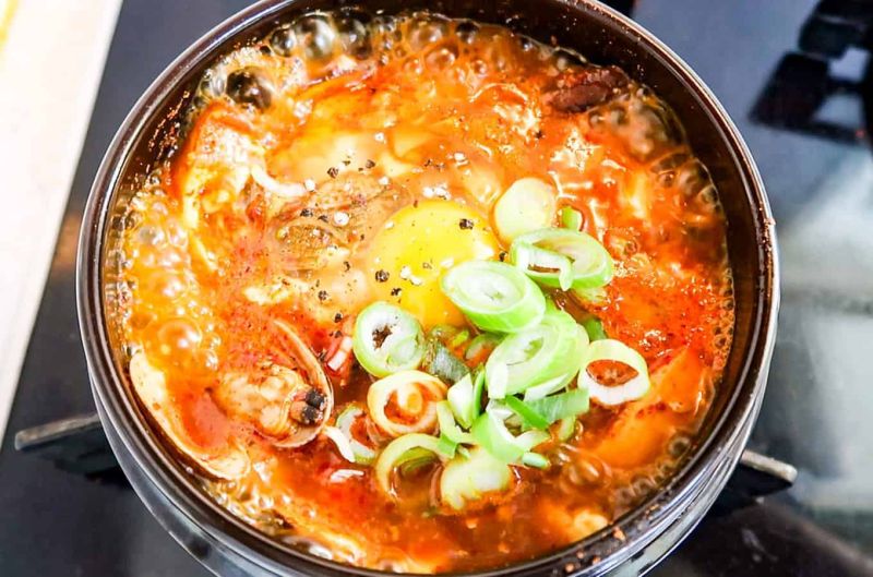 Korean Soft Tofu Stew (Soon Du Bu Jigae)