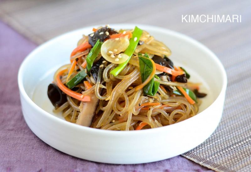 Japchae Korean Glass Noodles