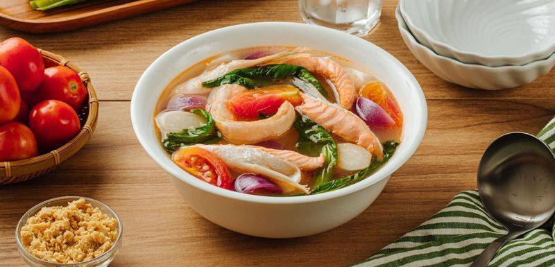 Sinigang na Isda sa Miso (Fish Stew with Miso)