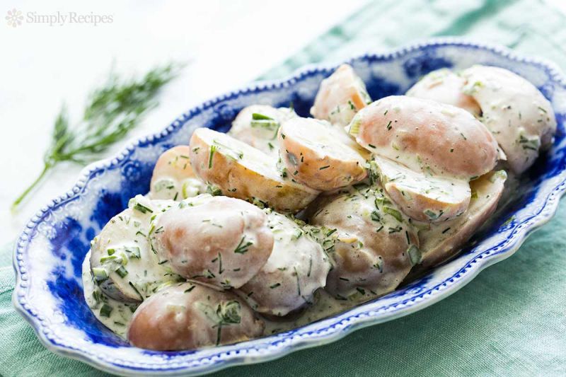 Creamy Dill German Potato Salad