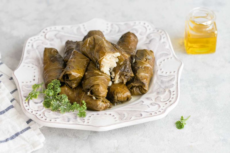 Dolmas (Stuffed Grape Leaves)