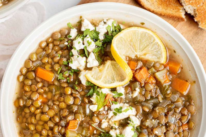Greek Lentil Soup (Fakes)
