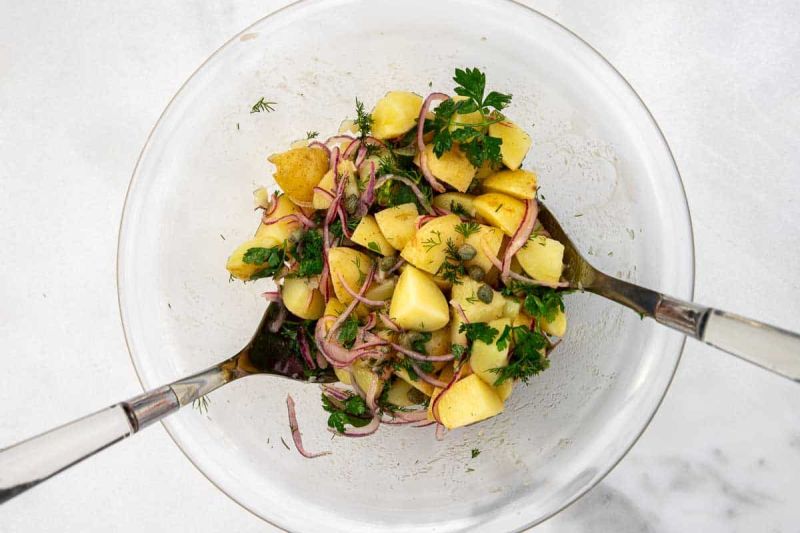 Light and Easy Greek Potato Salad