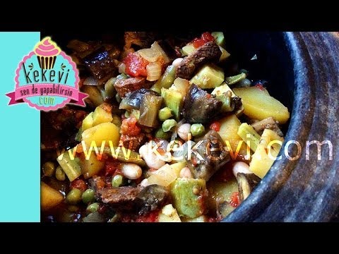 Sebze Güveç (Etli Güveç / Türlü) - Kekevi Yemek Tarifleri
