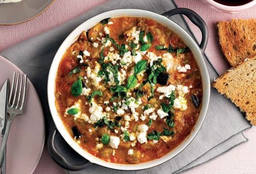 PATLICANLI VE BEYAZ PEYNİRLİ MENEMEN