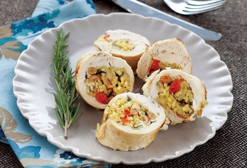 PİRİNÇLİ TAVUK SARMA