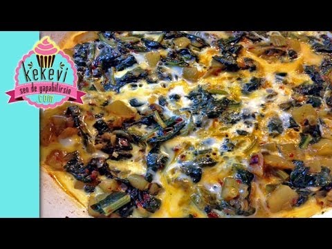 Yumurtalı Ispanak (Patatesli) Nasıl Yapılır?