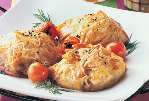 Kıymalı yufka kesesi