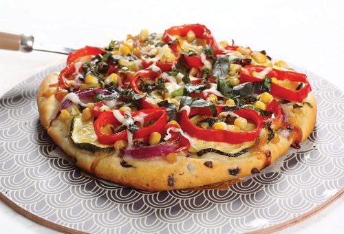 Sebzeli pizza