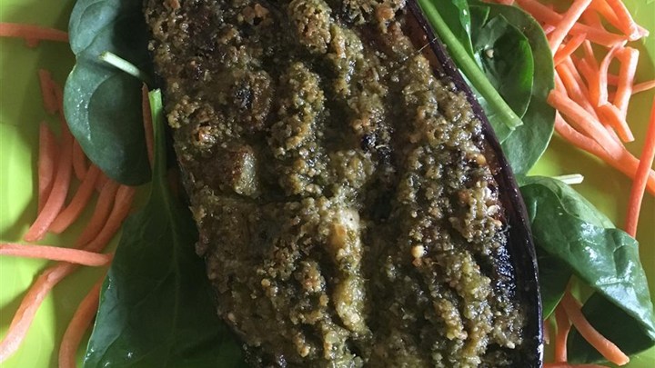 Pesto Soslu Patlıcan Tarifi