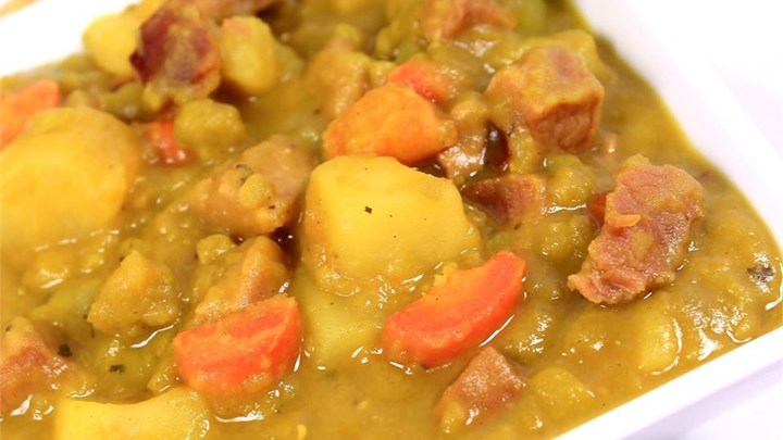 Wintertime French Style Split Pea Soup