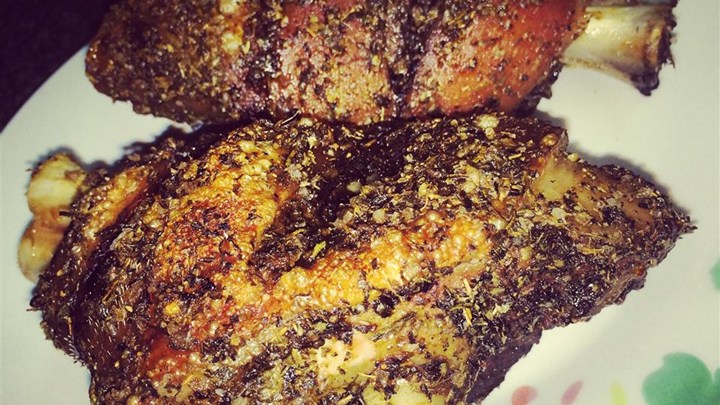 Grillhaxe (Grilled Eisbein, Pork Shanks)