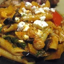 Whole Wheat Rigatoni and Cauliflower, Wilted Arugula, Feta & Olives Tarifi