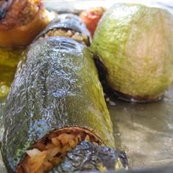Greek Stuffed Zucchini Tarifi