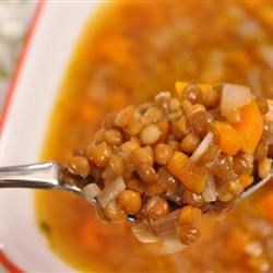 Yunan Mercimek Çorbası (Sahte)