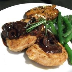 Kalamata Pork Tenderloin with Rosemary