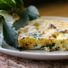 Country Frittata With Potatoes, Pancetta & Basil Tarifi