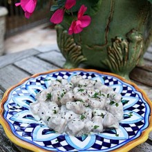 Chestnut Gnocchetti With Creamy Cheese Sauce Tarifi
