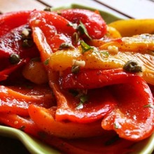 Grilled Mixed Sweet Peppers