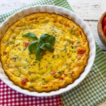 Baked Caprese Frittata With Quinoa Tarifi