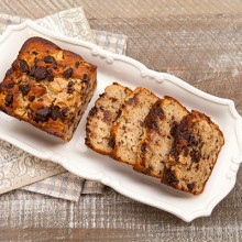 Pear, Dark Chocolate, & Walnut Loaf