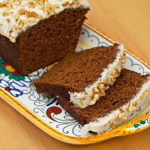Gingerbread Loaf With Cinnamon Frosting Tarifi