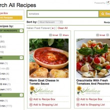 New Feature On IFF ~ ZipList Advanced Recipe Search Tarifi