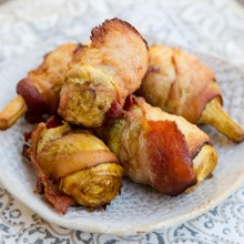 Bacon Wrapped Artichoke Hearts