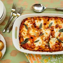 Baked Pasta With Butternut Squash & Ricotta Cheese Pockets